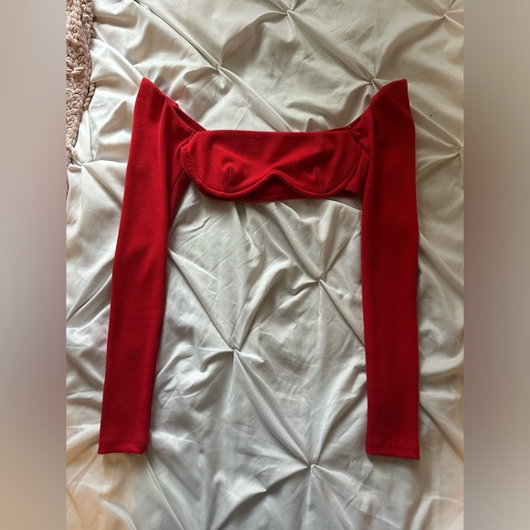 Princess Polly Becca Long Sleeve Crop Top - Picture 3 of 5